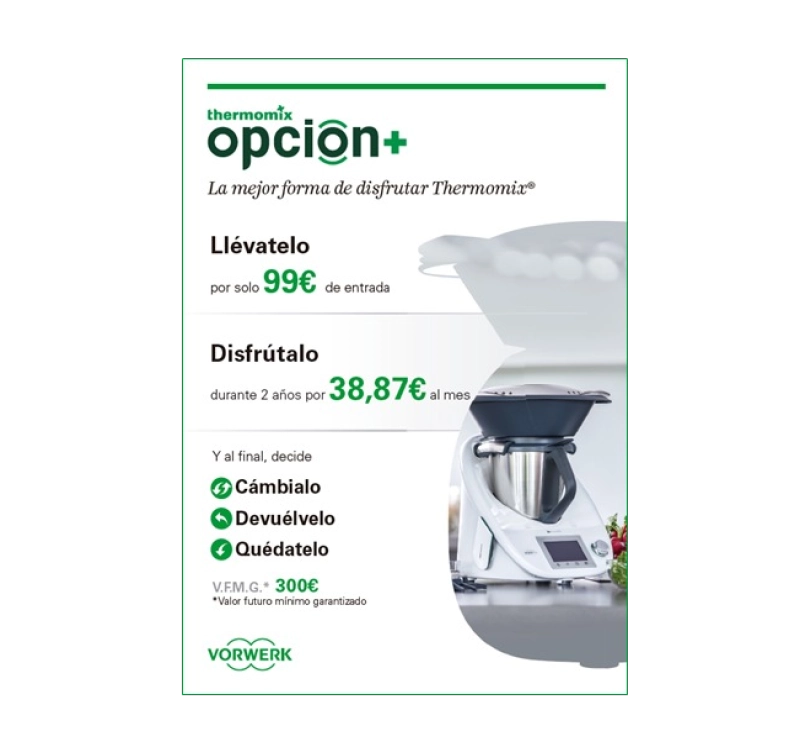 OPCION PLUS "La mejor forma de disfrutar THERMOMIX"