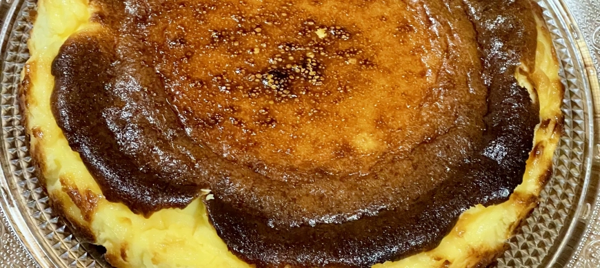 Tarta de queso "estilo la viña”