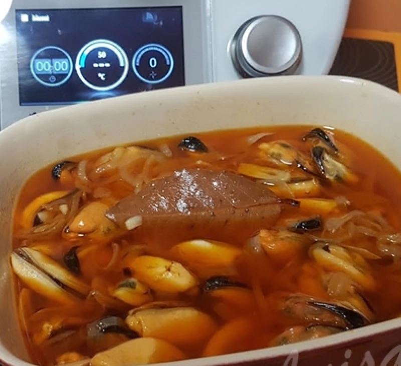 COMO PREPARAR MEJILLONES EN ESCABECHE CON THERMOMIX