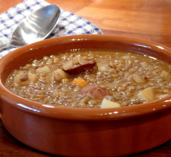 Lentejas estofadas