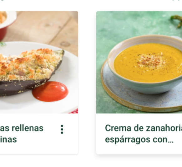 Menú semanal del 8 al 14 de junio.