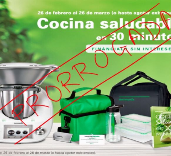 Promoción Cocina saludable en 30 minutos SIN INTERESES - PRORROGADA