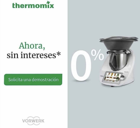 Financia ahora la compra de tu Thermomix® TM6 sin intereses.