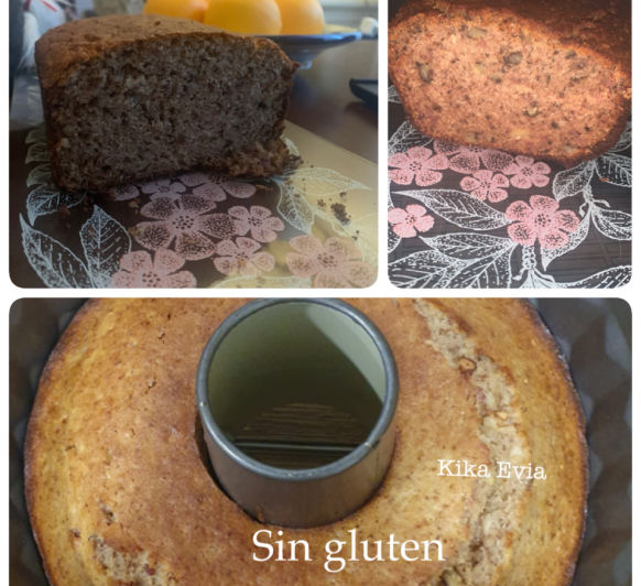 Cake de dátiles, manzana y nueces (sin gluten)