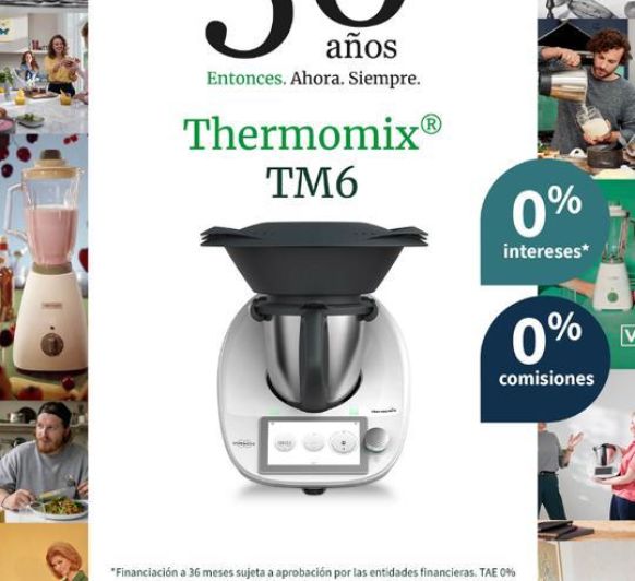 Thermomix® TM6 - SOLO 34,69€/MES